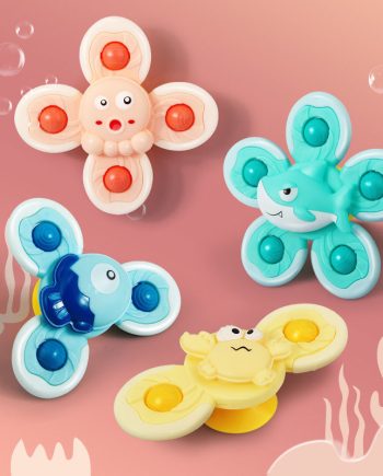 4083 wgmz5k Spinning Suction Cups A Stimulating and Educational Bath Toy for Baby's Development and Stress Relief