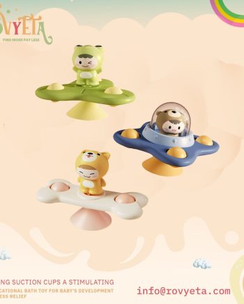 Spinning Suction Cups A Stimulating and Educational Bath Toy for Baby's Development and Stress Relief
