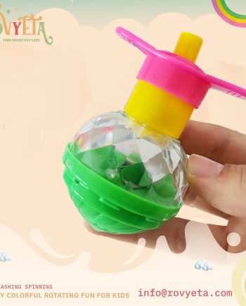 Gyro Flashing Spinning Top Toy Colorful Rotating Fun for Kids