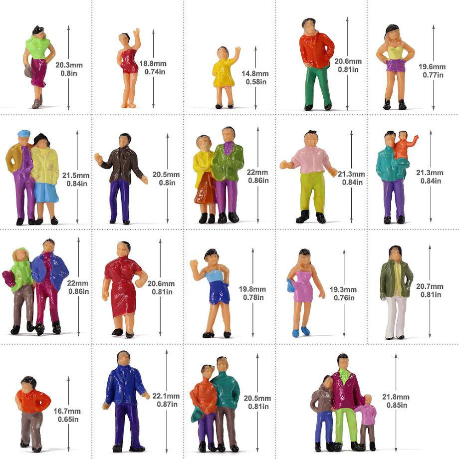 6918 ussc6h 100 pcs people in different poses