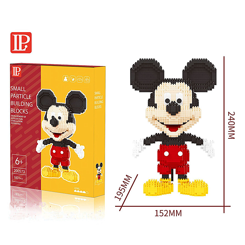 6931 vo3zys Disney Cartoon Mickey Mouse Building Block Puzzle
