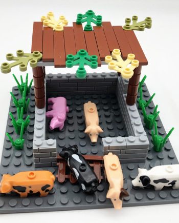 7056 7lk01y Build Your Own Piggery Ranch with the 2022 MOC Bricks Set
