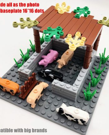 7056 p4yqks Build Your Own Piggery Ranch with the 2022 MOC Bricks Set