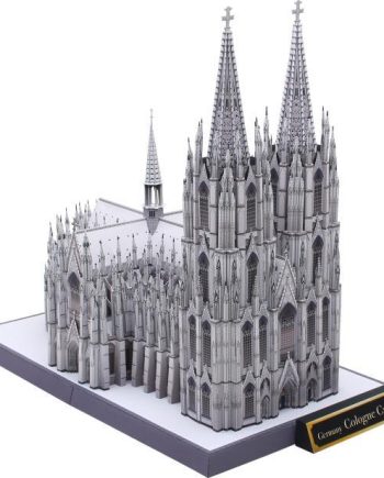 7132 y0mj0r سلسلة الكاتدرائية المعمارية الرائعة ثلاثية الأبعاد ورقة نموذج لعبة يدوية الصنع ذاتية الصنع