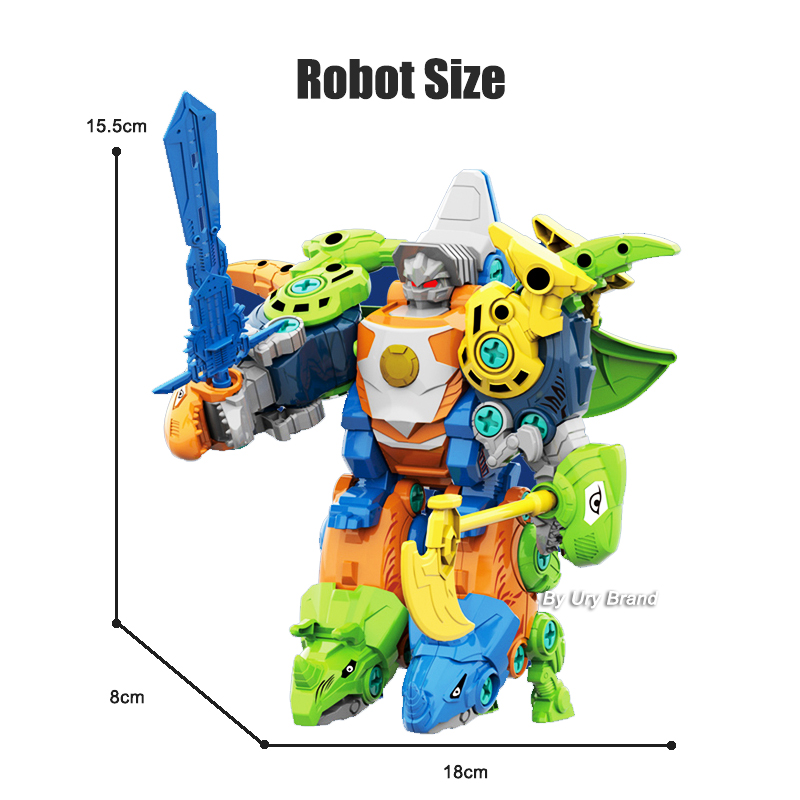 7224 slk7li مكعبات بناء روبوت للأطفال