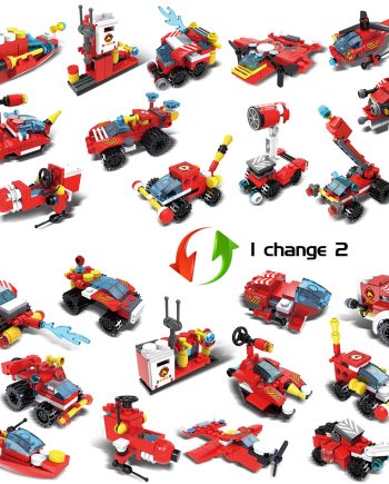 7243 miyabo Fire Fighting Trucks Set – Build Your Own Fire Brigade