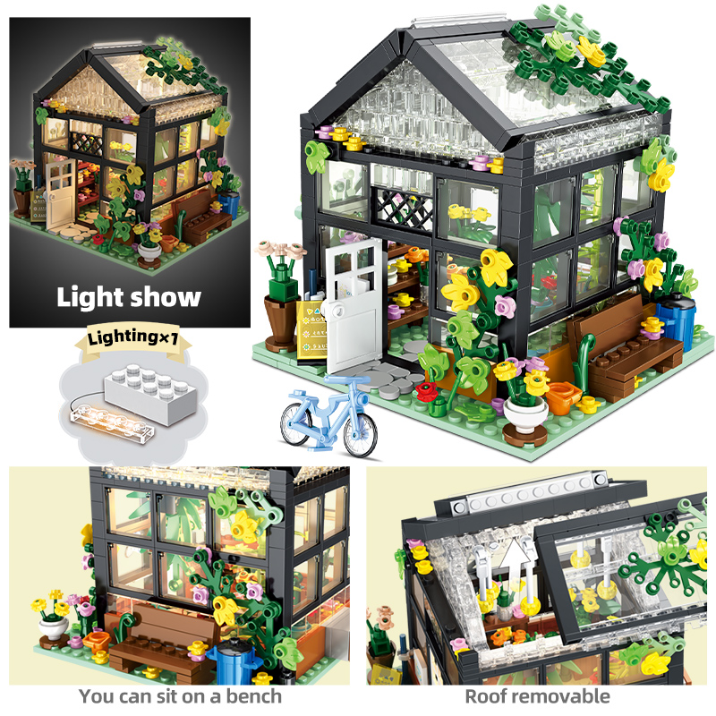 7258 Brick Building Blocks with LED Lights – Fun Toys for Girls