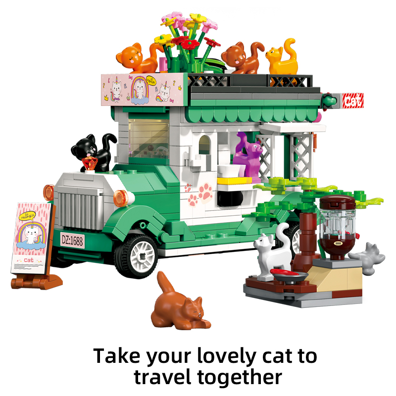7269 wkin6o Street Building Blocks Bricks Toys For Girls Gifts Collection