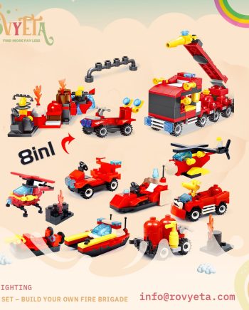 Fire Fighting Trucks Set – Build Your Own Fire Brigade