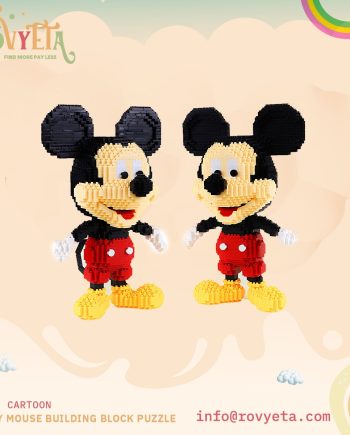Disney Cartoon Mickey Mouse Building Block Puzzle