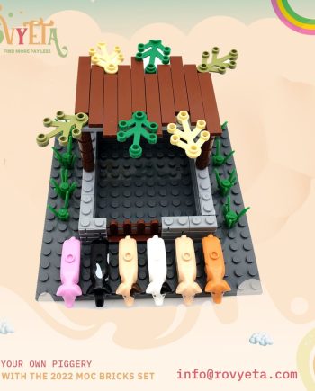 Build Your Own Piggery Ranch with the 2022 MOC Bricks Set